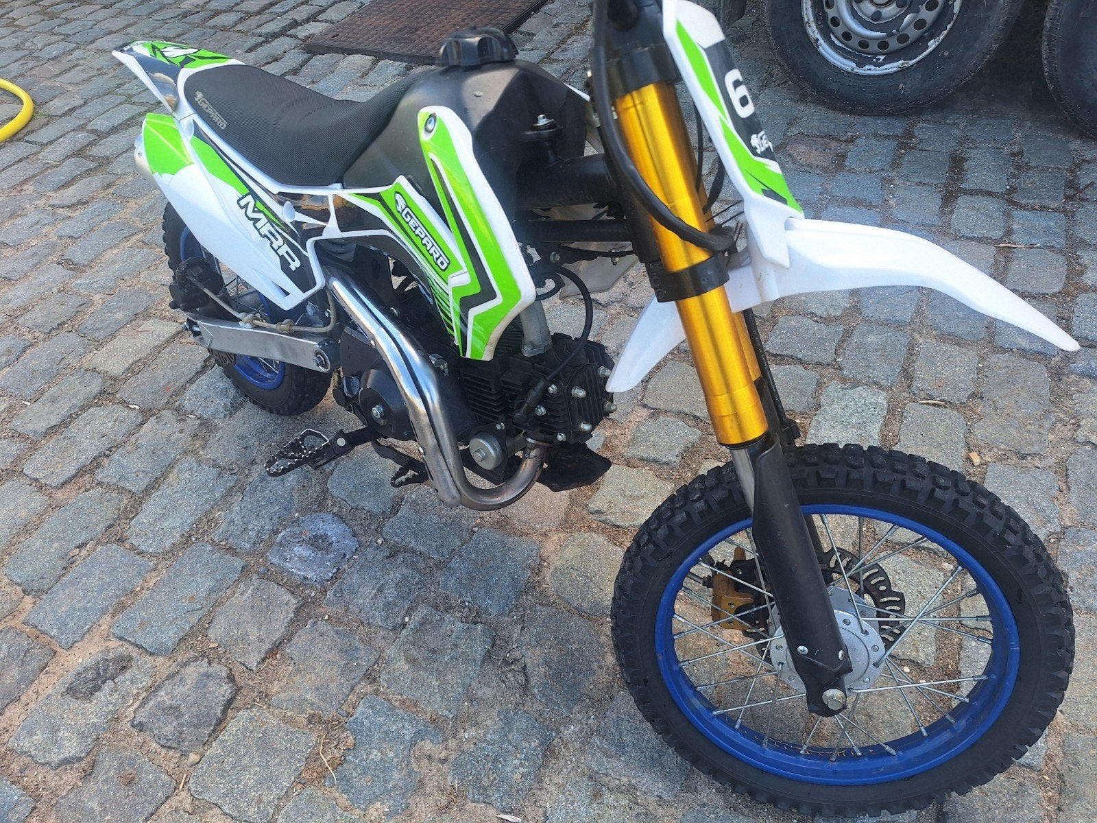 kindermotor 110 cc met defect, Enlèvement