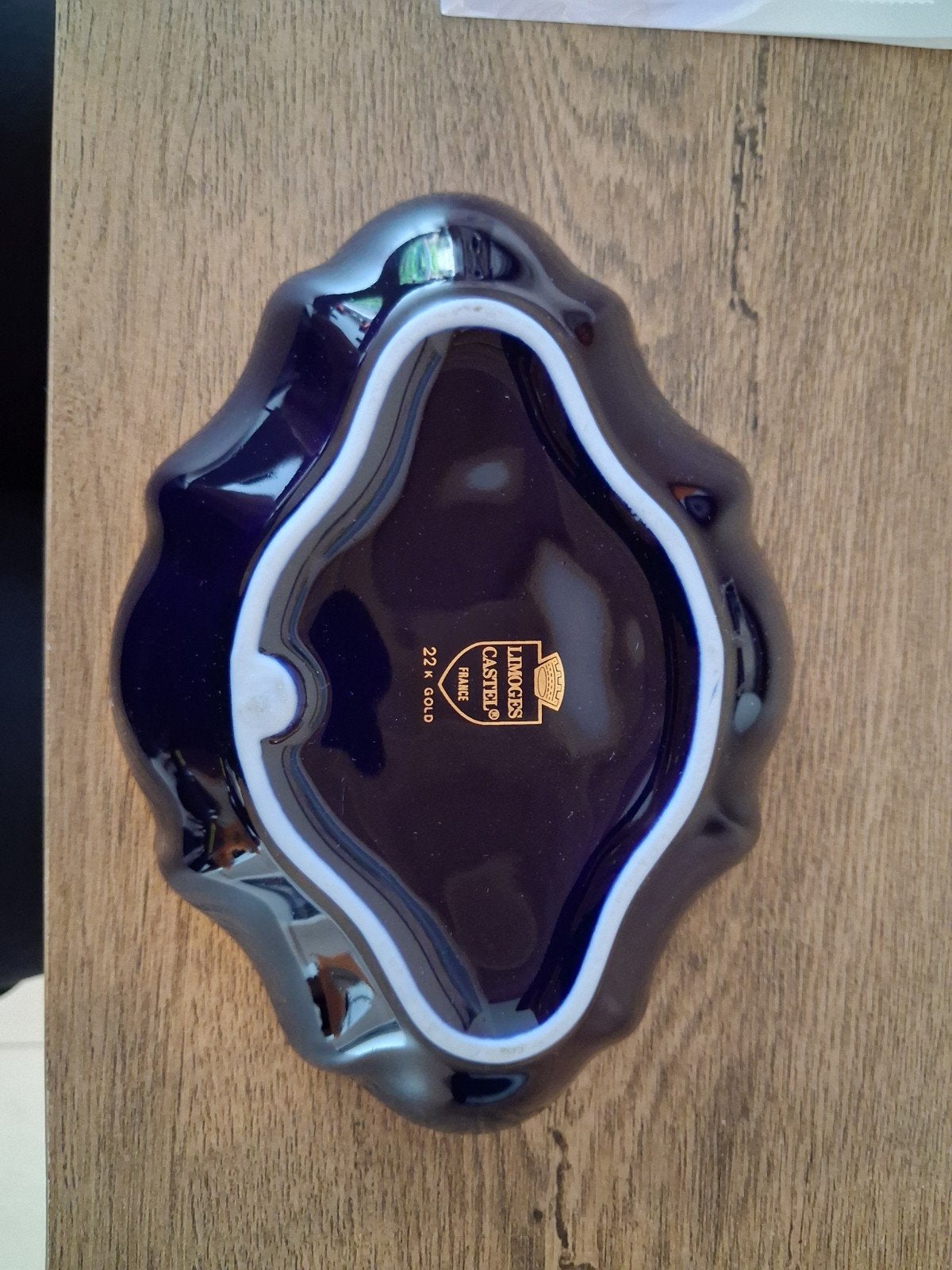 Porte épingles porcelaine de Limoges 22 carats, Antiquités & Art, Antiquités | Plateaux, Enlèvement
