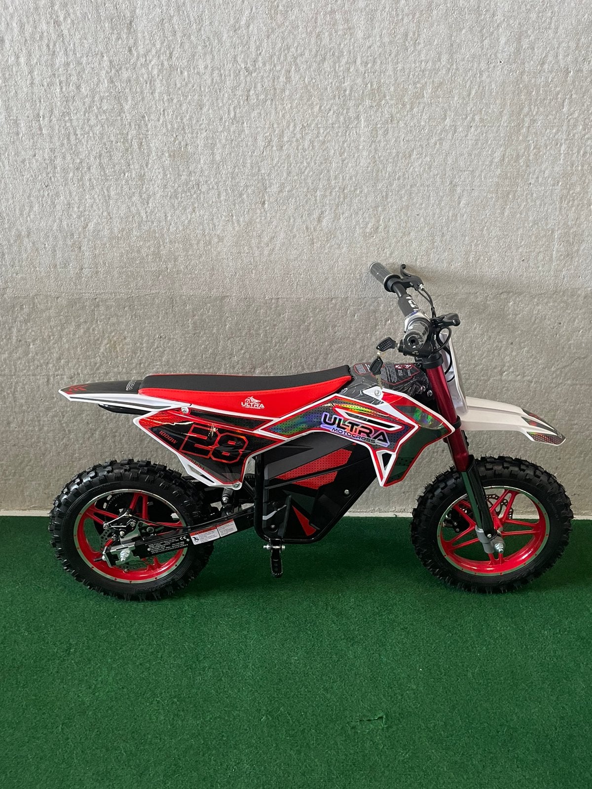Nieuwe Ultra 1000 watt elektrische rode kinder crossmotor, Enlèvement, Neuf