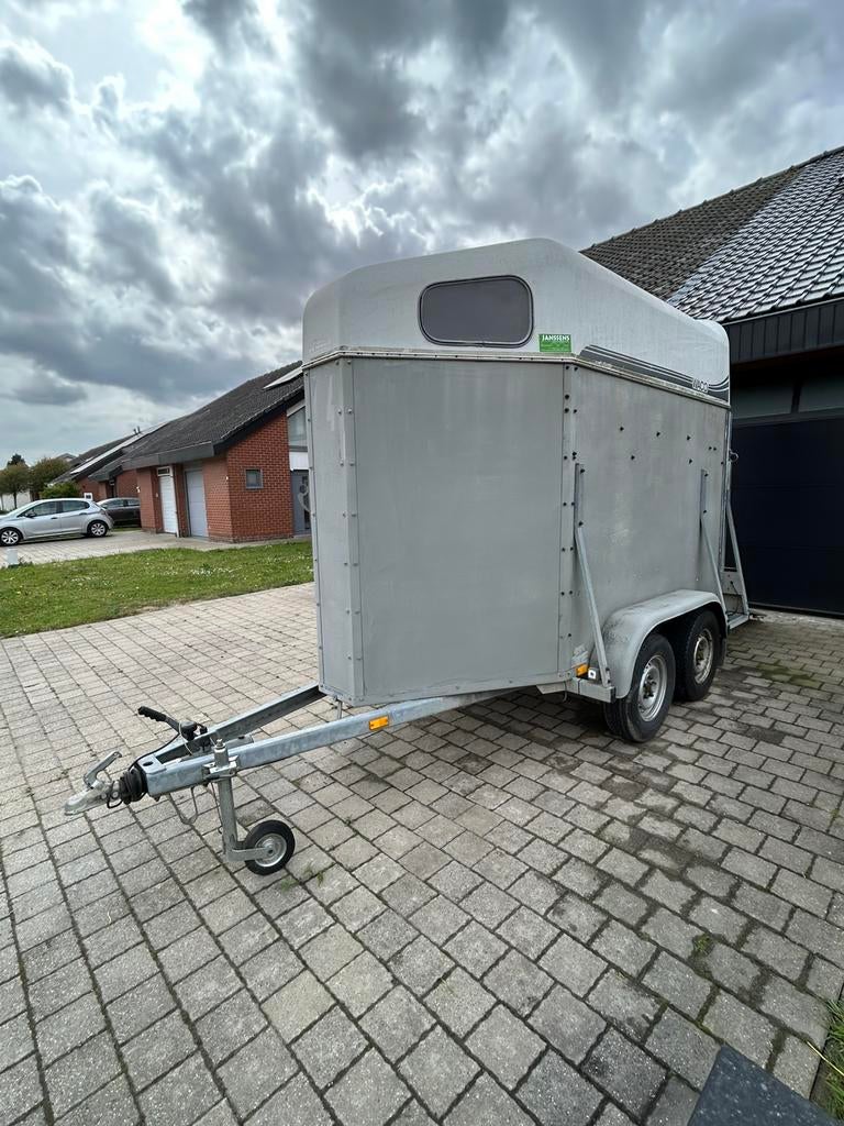 Waco paardentrailer B rijbewijs, Ophalen, Gebruikt, Hout, 1½-paards trailer