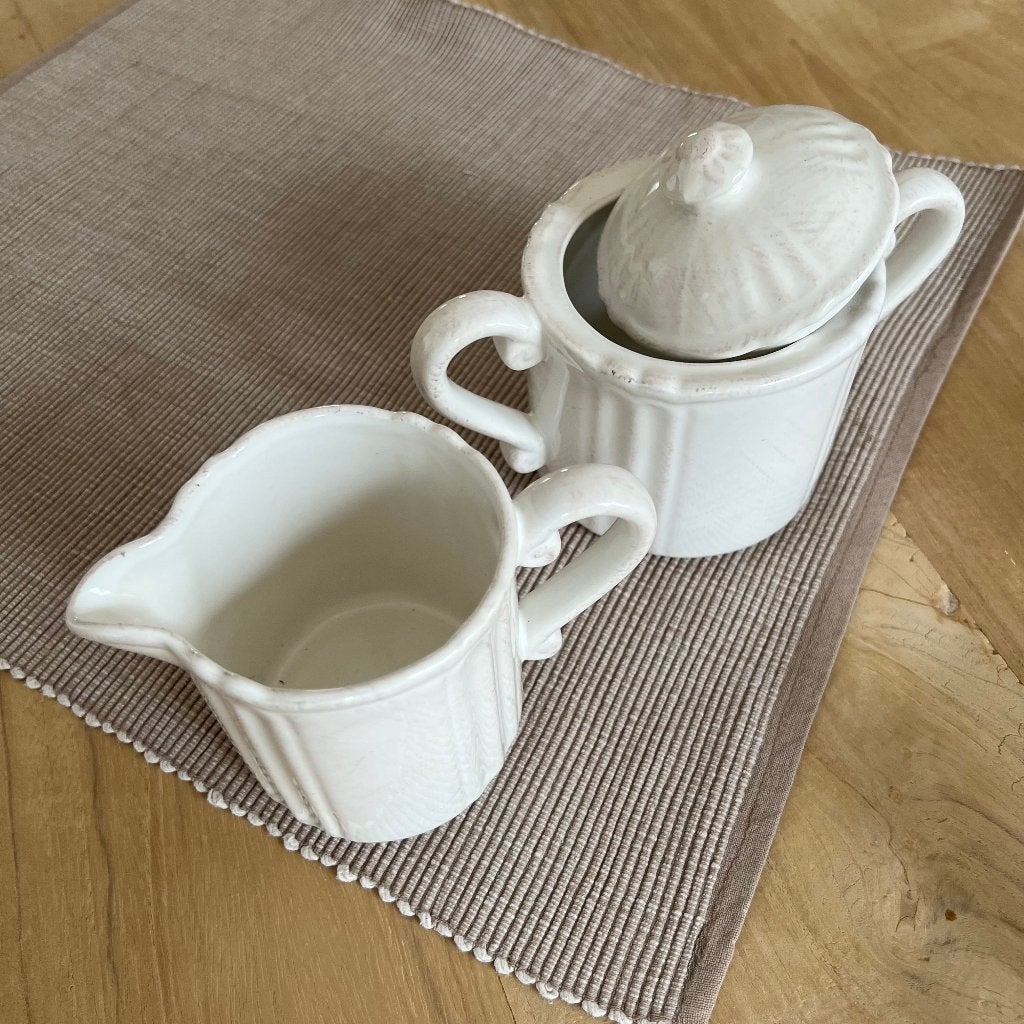 Set pot à lait et sucrier, Enlèvement, Comme neuf, Céramique