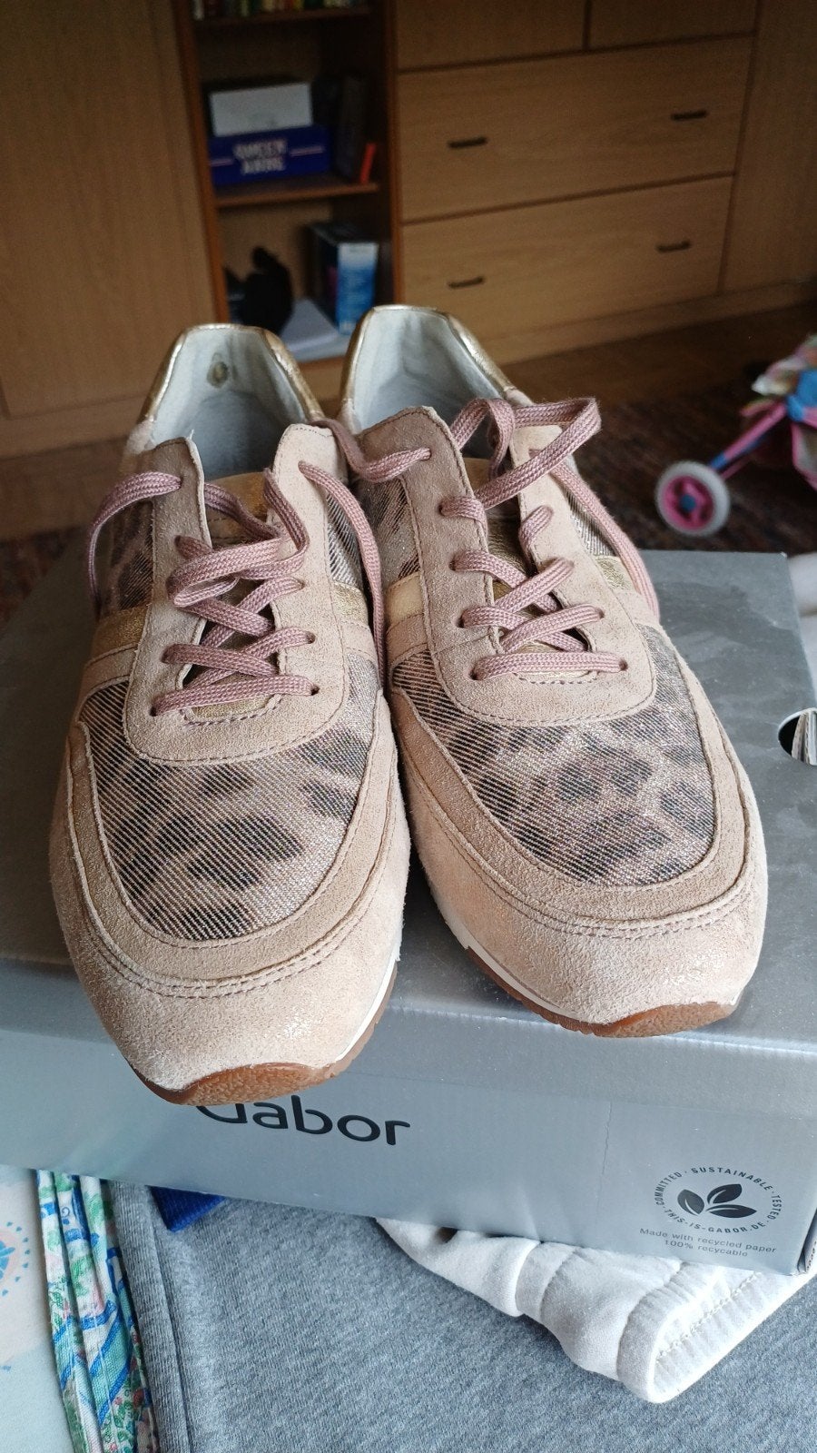 Sneakers dames maat 42 Gabor Splinternieuw, Ophalen, Roze, Sneakers