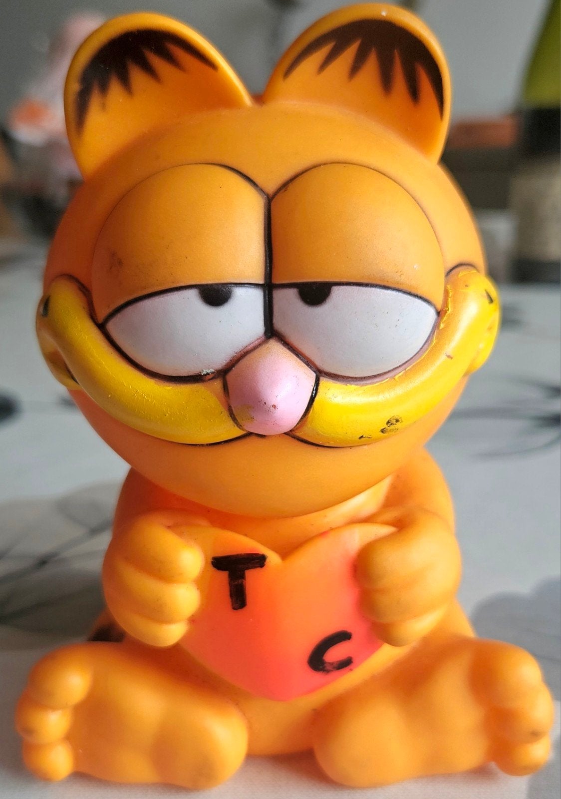 Figurine Garfield 1981 en caoutchouc
C'est, Collections, Enlèvement ou Envoi, Garfield, Statue ou Figurine