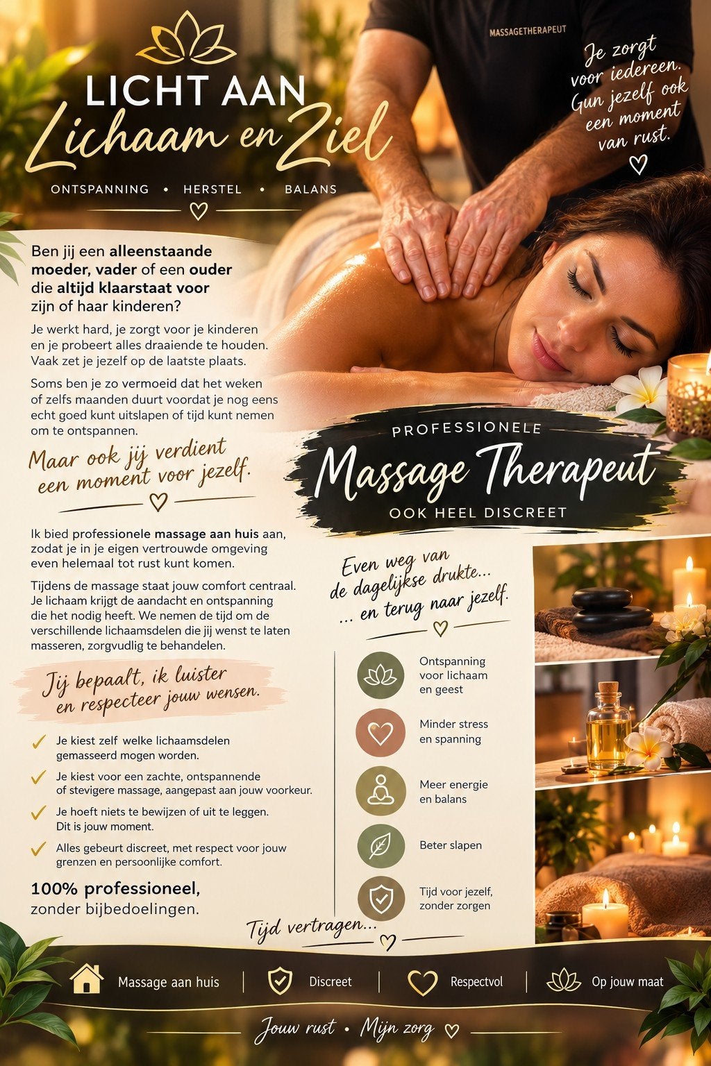Week-end de massage relaxant à Masseik, Massage relaxant