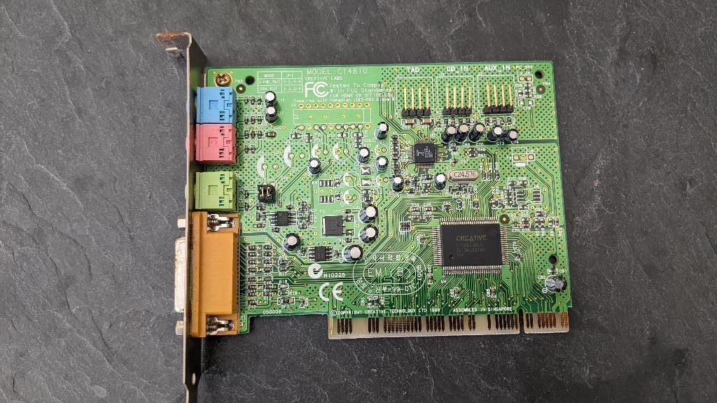 Carte son vintage Creative  Soundblaster Vibra 128, Ophalen of Verzenden, Sound Blaster