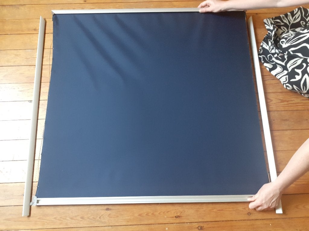 Velux verduisterend rolgordijn 95 x 95 cm, Ophalen, Gebruikt, Rolgordijn, 95 cm