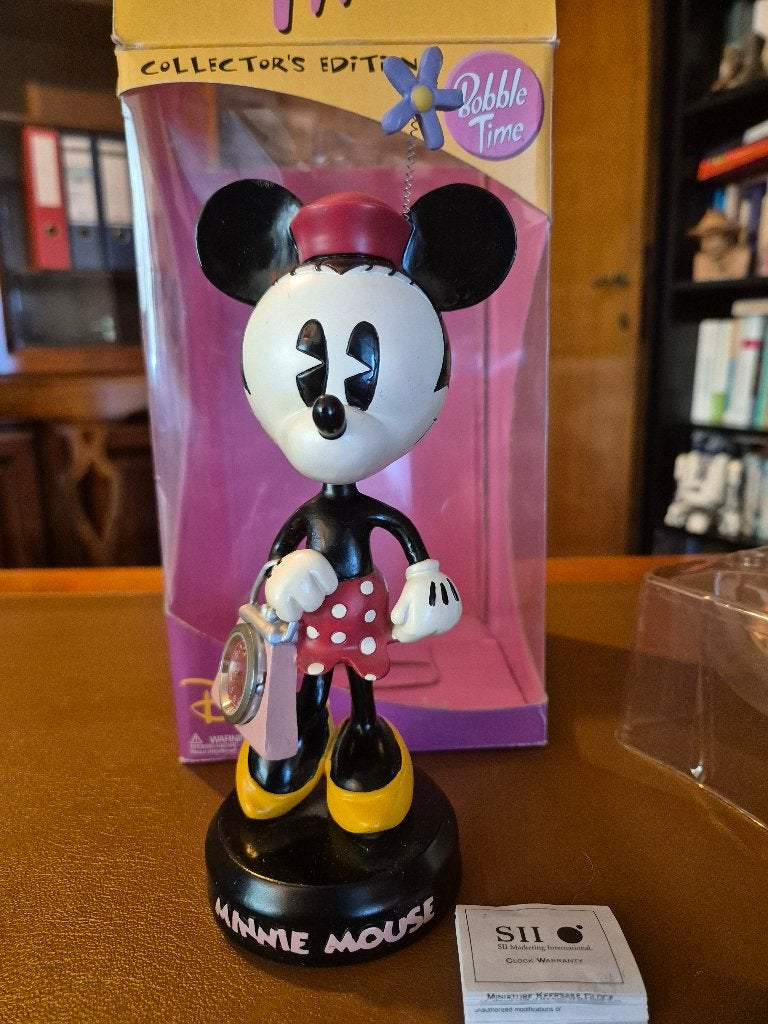 Disney-verzamelfiguren Jim Shore/Enesco + Minnie Bobble Time, Ophalen of Verzenden, Mickey Mouse, Zo goed als nieuw, Beeldje of Figuurtje