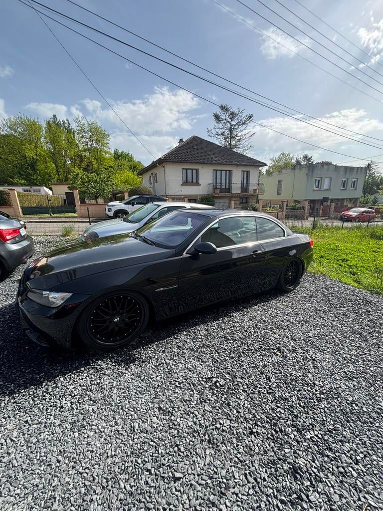 Bmw e93 cabriolet 325i, Auto's, BMW, 2500 cc, 4 zetels, Zwart, Leder