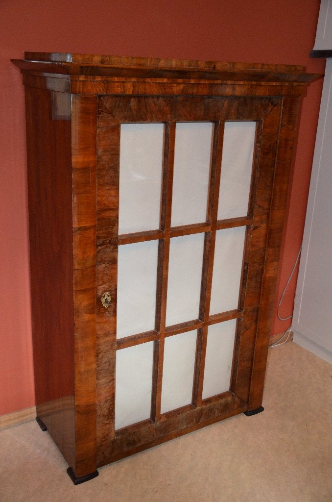 Vitrine BIEDERMEIER compacte - Superbe état - Héritage, Enlèvement