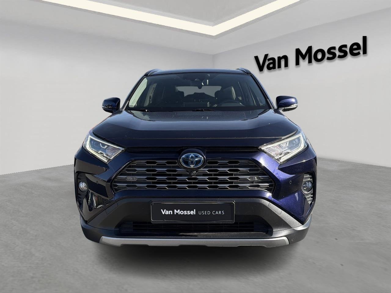 Toyota RAV4 2.5 VVT-i Hybrid Dynamic CVT, Auto's, Blauw, Automatische klimaatregeling, Bedrijf, 5 zetels