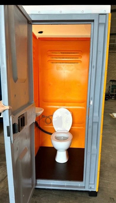 Mobiele toilet unit, Ophalen, Zo goed als nieuw, Toilet