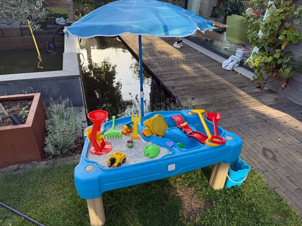 Zandtafel met deksel, Kinderen en Baby's, Ophalen, Gebruikt