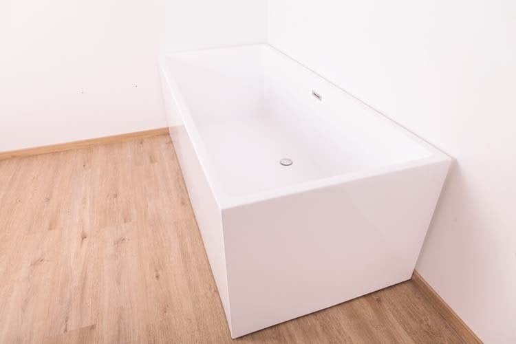 Vrijstaand bad Bright glanzend wit 178,5x80cm, Doe-het-zelf en Bouw, Ophalen, Nieuw, Bad
