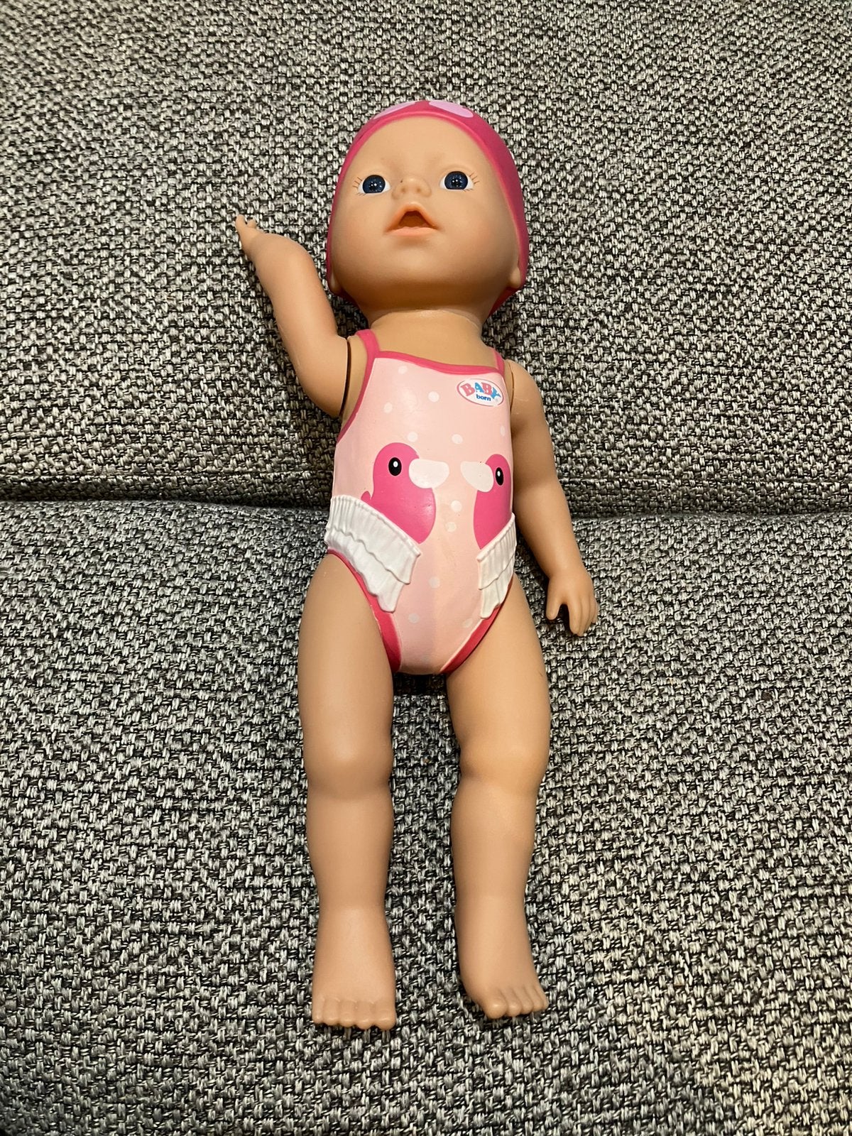 Pop 34 cm die zwemt baby born zapf creation, Ophalen of Verzenden, Zo goed als nieuw