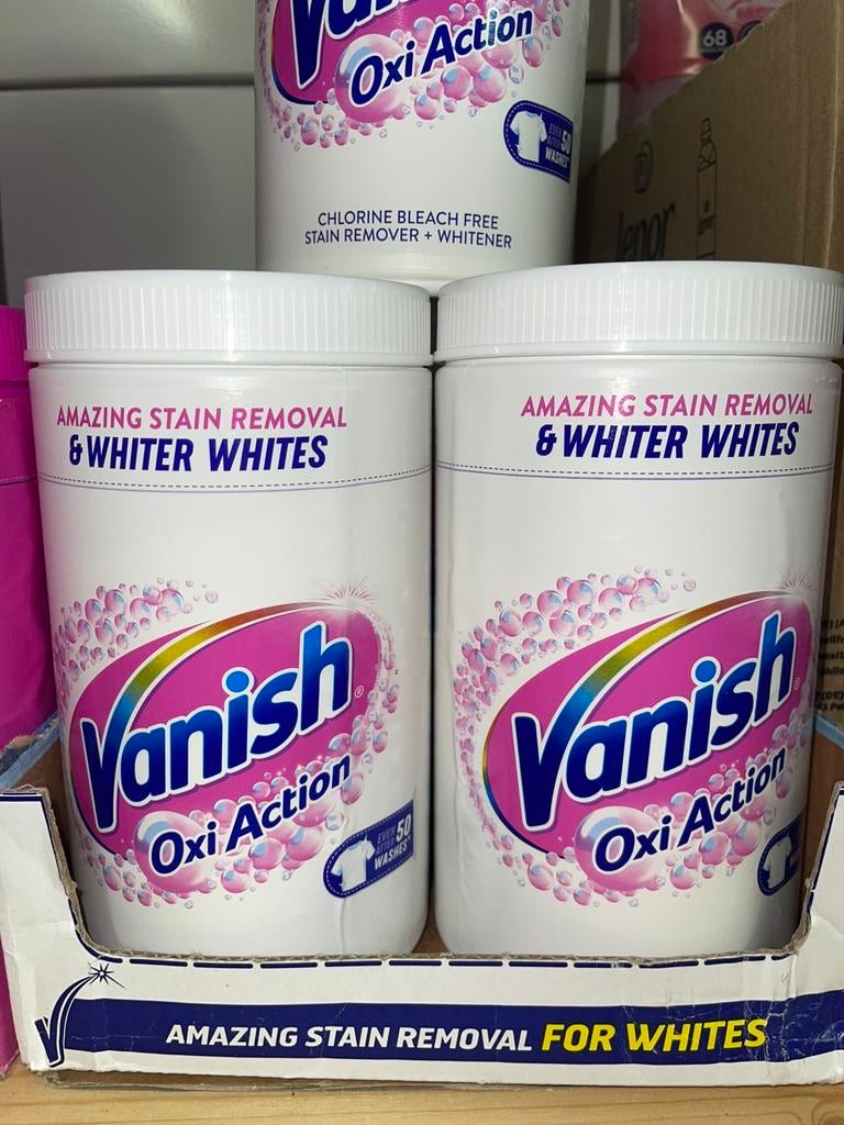 Vanish Oxi Action vlekverwijderaar +andere producte LEVERING, Huis en Inrichting, Schoonmaakartikelen, Ophalen of Verzenden