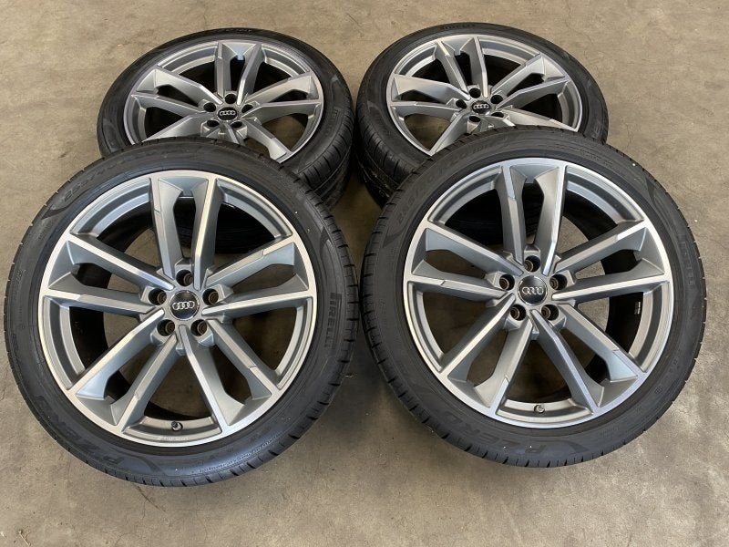 20  inch originele velgen + zomerbanden Audi A7 S7, Gebruikt, -, -, Banden en Velgen
