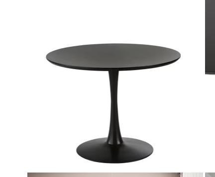 Table ronde noire, Ophalen, Zo goed als nieuw