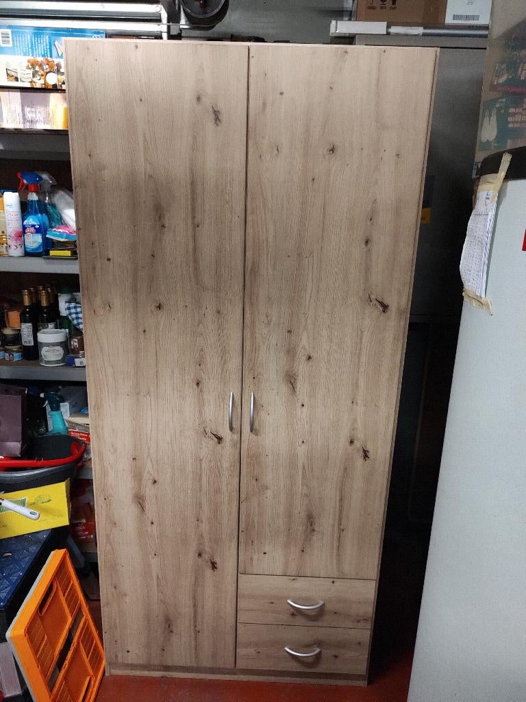 Kleerkast, Utilisé, 50 à 100 cm, Avec tablette(s), Autres essences de bois