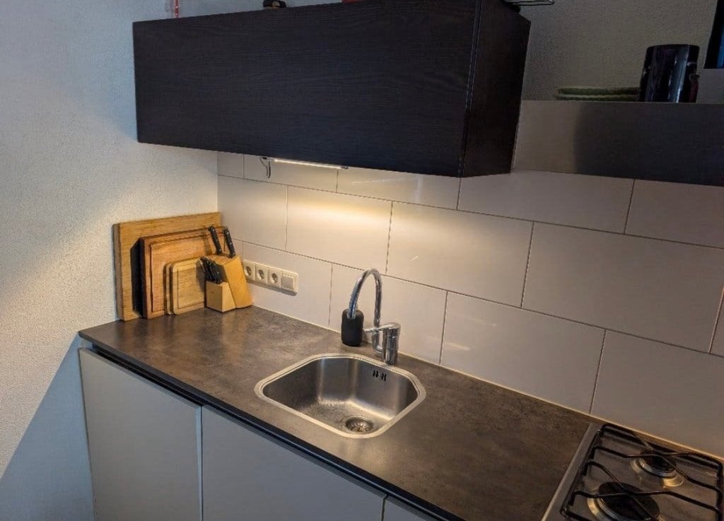 ✨STRAKKE WITTE RECHTE KEUKEN 3 METER  ✨, Huis en Inrichting, Wit, Enkelwandige keuken, Ophalen of Verzenden, Kunststof