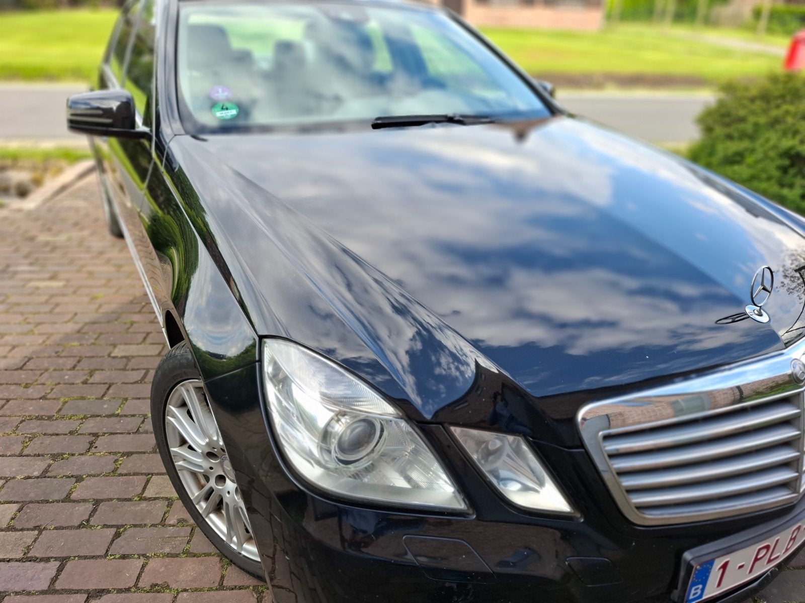 Mercedes-Benz E-klasse e200 ngt Elegance, Auto's, Mercedes-Benz, Automaat, Leder, Particulier, Parkeersensor