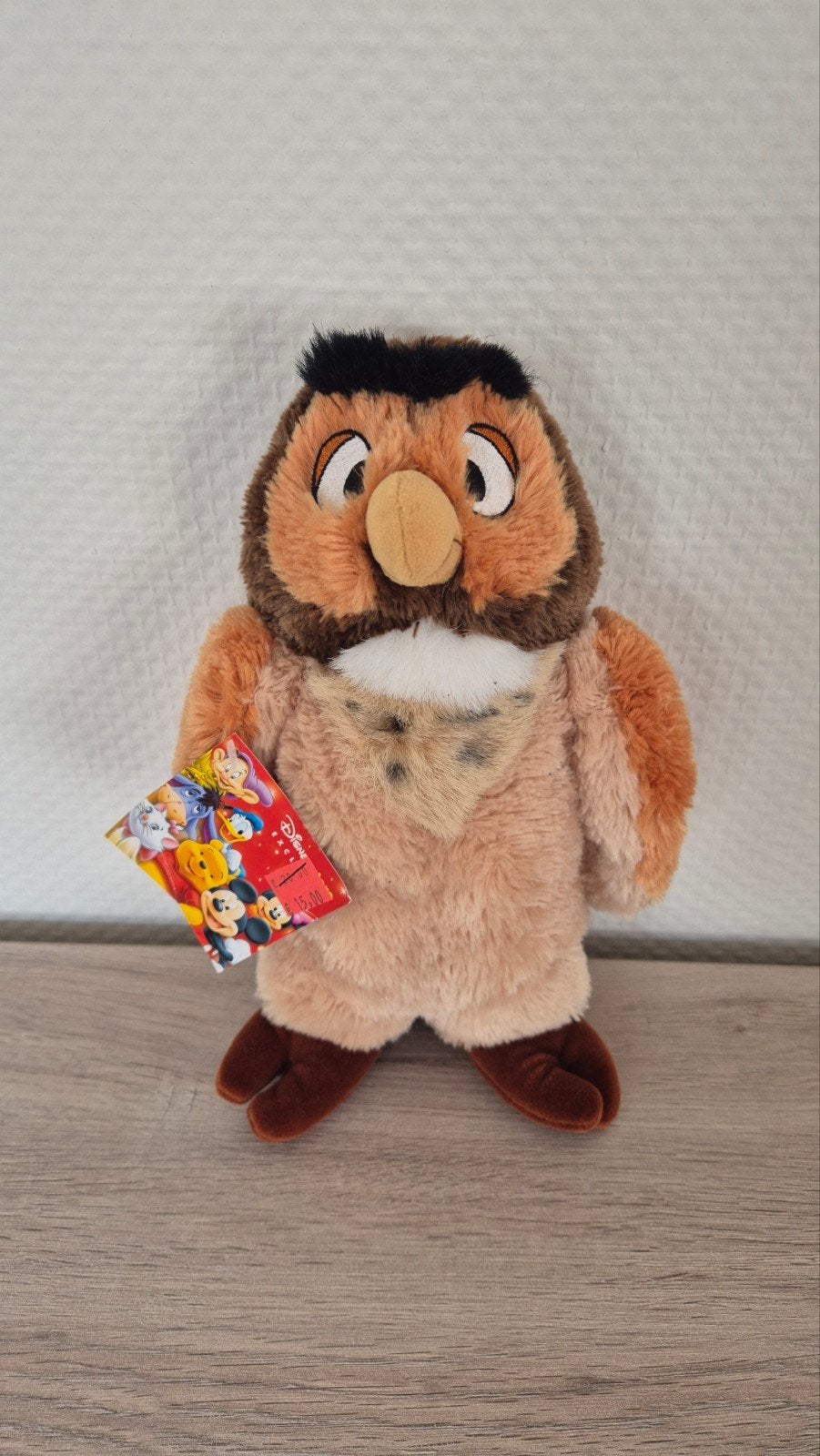 Peluche Disney - Winnie l'ourson : Hibou, Enlèvement ou Envoi, Winnie l'Ourson ou amis, Comme neuf, Peluche