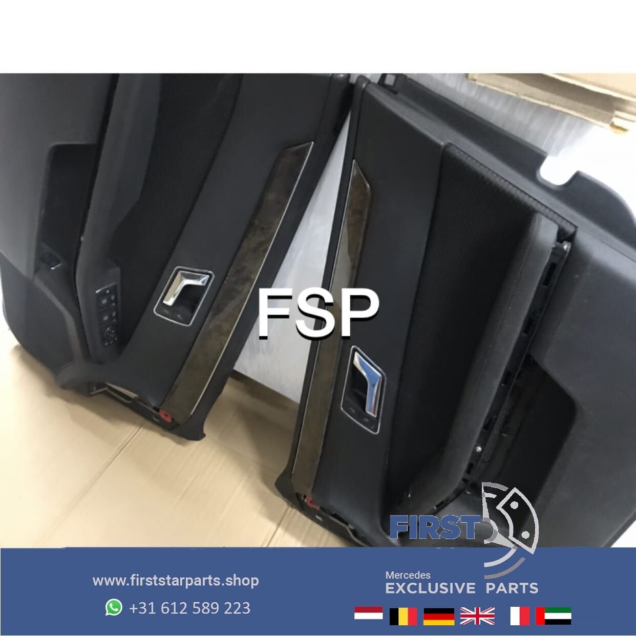 W212 DEURPANELEN SET Mercedes E KLASSE DEUR KAART PANEEL 200, Utilisé, -, -, Enlèvement ou Envoi