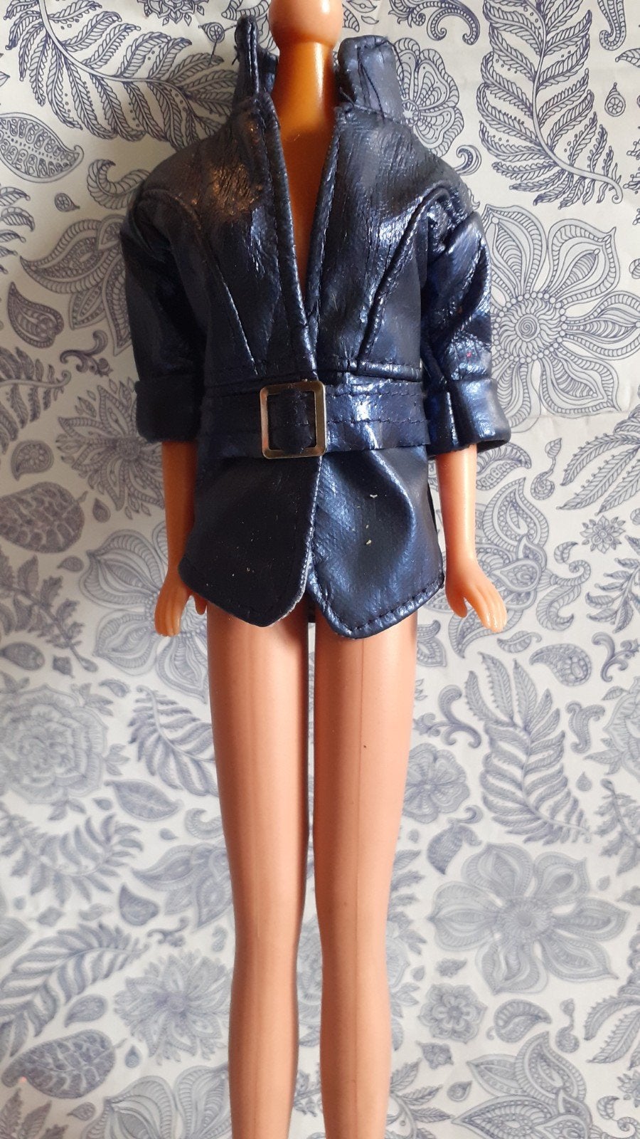 veste poupée Barbie en skaï bleu, Enlèvement ou Envoi, Utilisé, Vêtements