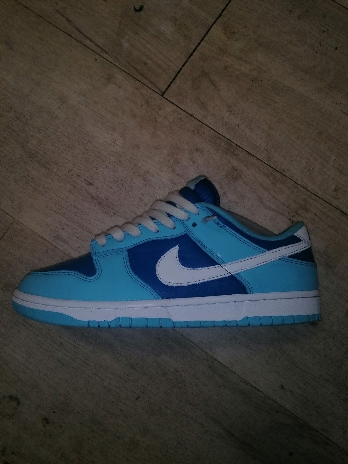 NIKE DUNK QS BLUE WHITE, Kleding | Heren, Ophalen of Verzenden
