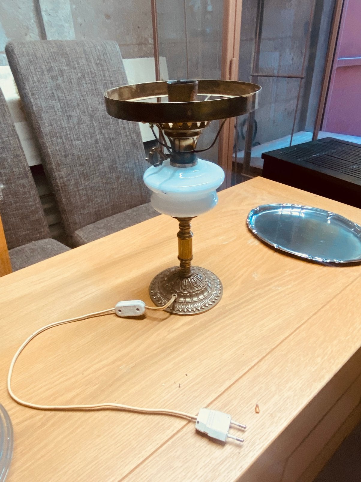 Klassieke lamp, Ophalen of Verzenden, Zo goed als nieuw