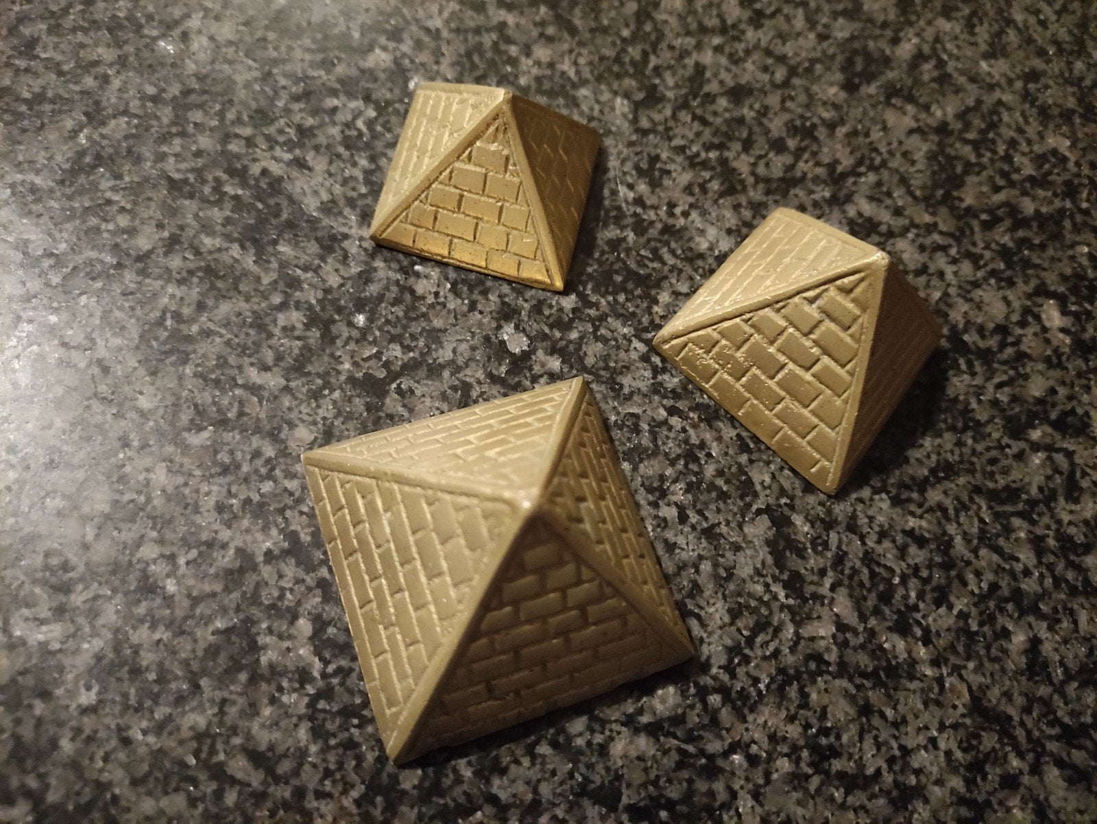 3 papier gewichten - piramides cheops, Antiek en Kunst, Ophalen of Verzenden