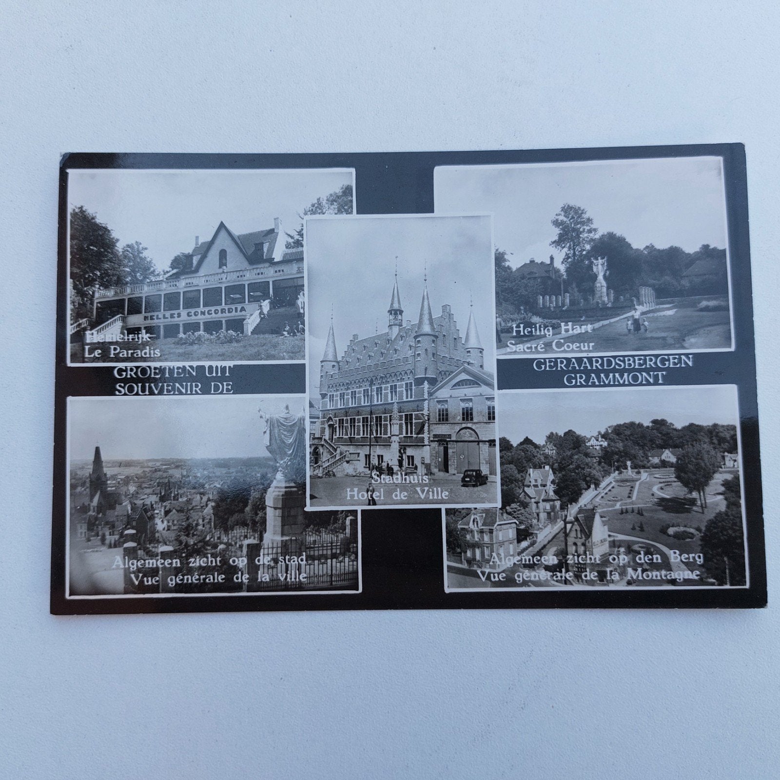 Oude niet gelopen postkaart van Geraardsbergen, Verzamelen, Postkaarten | België, Ophalen of Verzenden