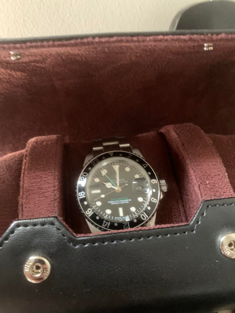 Montre diver GMT vintage, Enlèvement ou Envoi