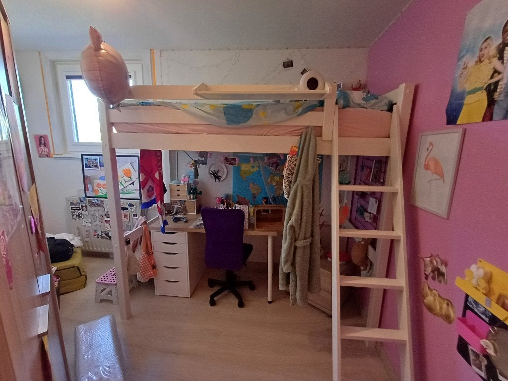 Witte Hoogslaper, Enlèvement, 85 à 100 cm, Lit mezzanine ou Lit superposé, 180 cm ou plus