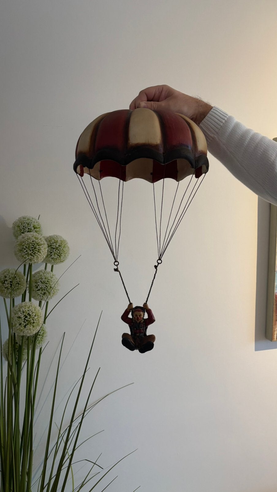 Clown parachutiste vintage (années 1980), Enlèvement, Comme neuf, Vintage