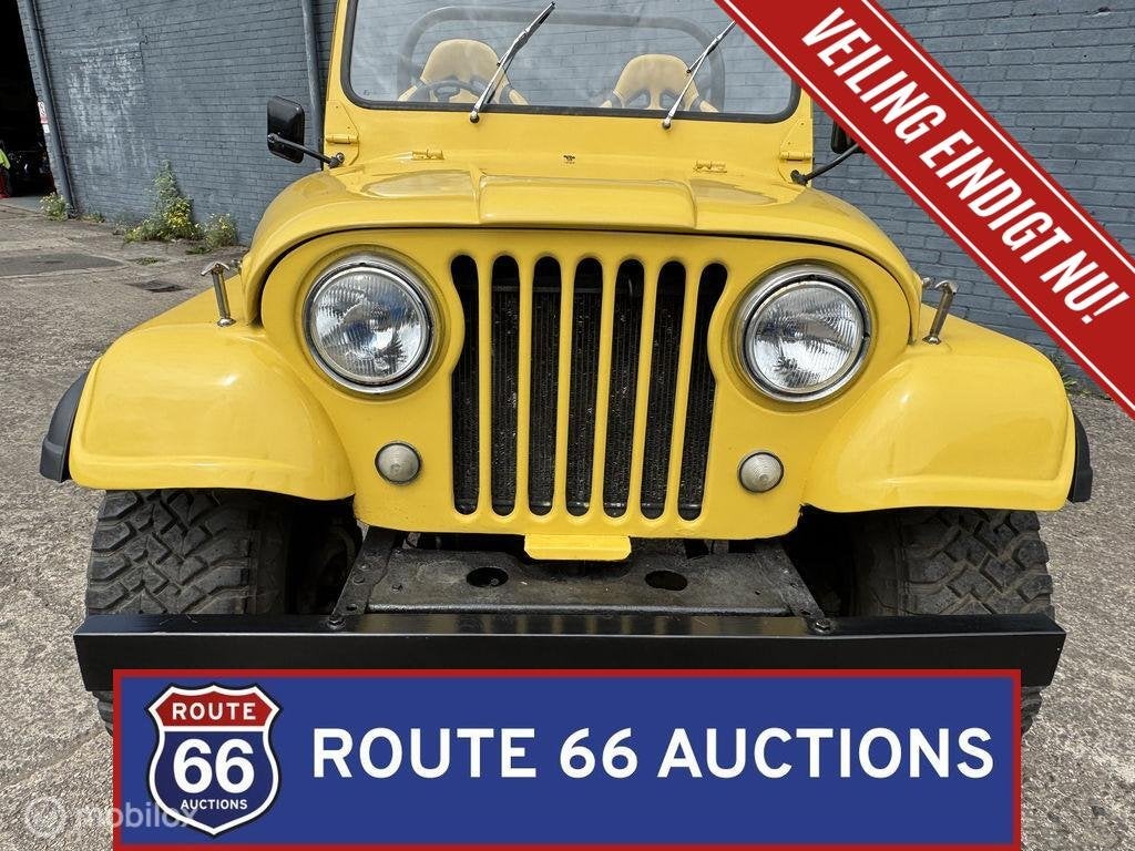 Jeep CJ5 | 1975 | Route 66 Auctions, Autos, Jeep, Achat, Entreprise, Boîte manuelle