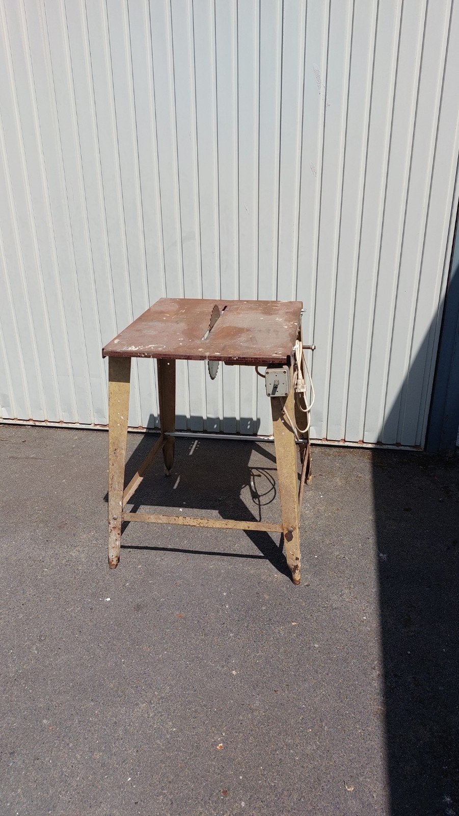zaagtafel., Ophalen