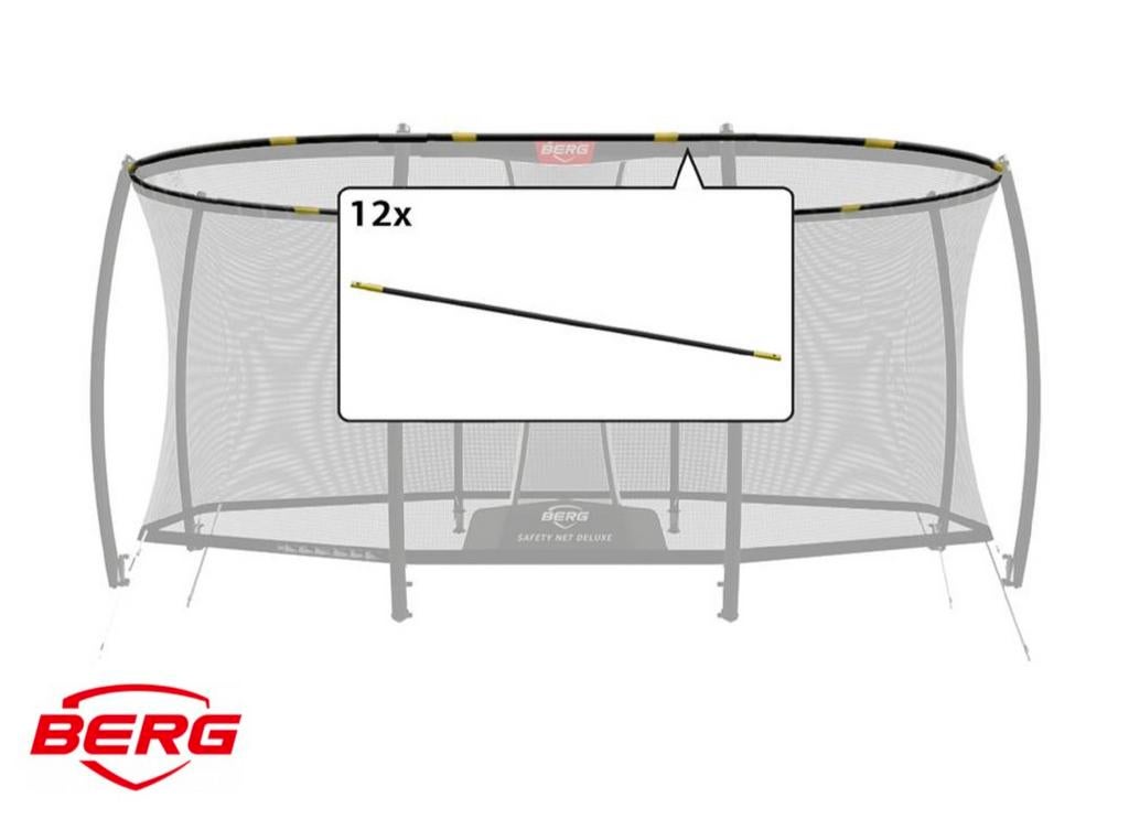 BERG Trampoline Grand Safetynet Deluxe Hoepelset - 470 x 310, Enlèvement, Comme neuf
