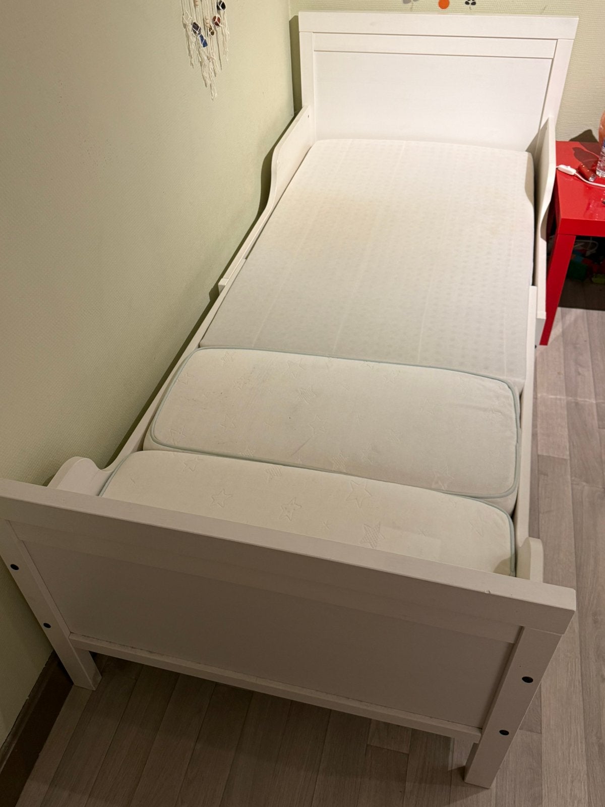 Lit évolutif extensible enfant, Enfants & Bébés, Sommier à lattes, 70 à 85 cm, Enlèvement, 180 cm ou plus