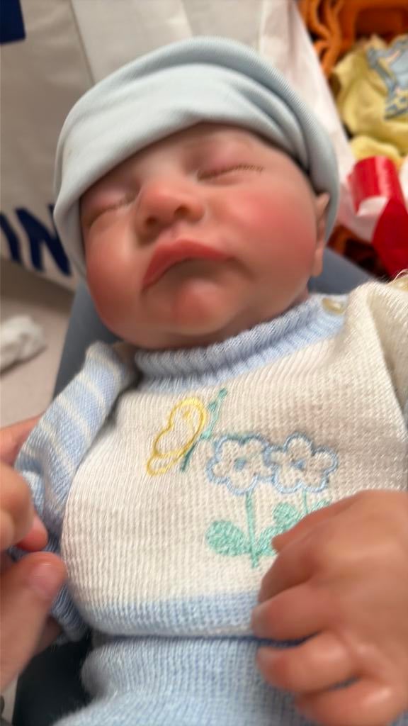 Reborn baby pop, Verzamelen, Ophalen, Gebruikt, Babypop