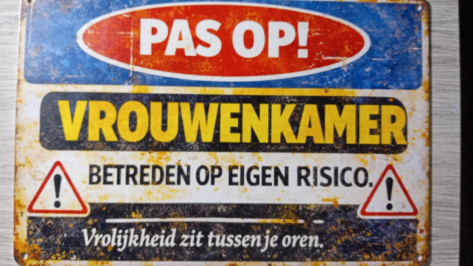 tekstbord voor vrouwencave, Huis en Inrichting, Woonaccessoires | Tekstborden en Spreuken, Tekstbord, Ophalen of Verzenden