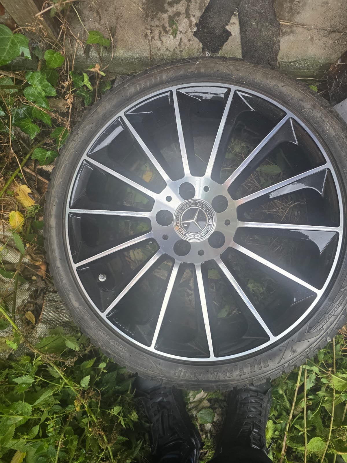 Jantes original mercedes R18 etat parfait avec pneu parfait, Enlèvement, Neuf, 18 pouces, Pneus et Jantes