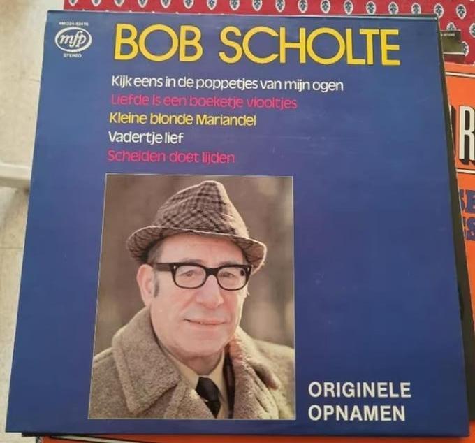 Vinyl LP Bob Scholte originele opnamen, Ophalen, Gebruikt