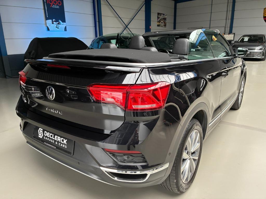 VW T-Roc 1.5 i DSG   Cabrio  Met Leder, 1498 cc, 4 cilinders, Cabriolet, Zwart