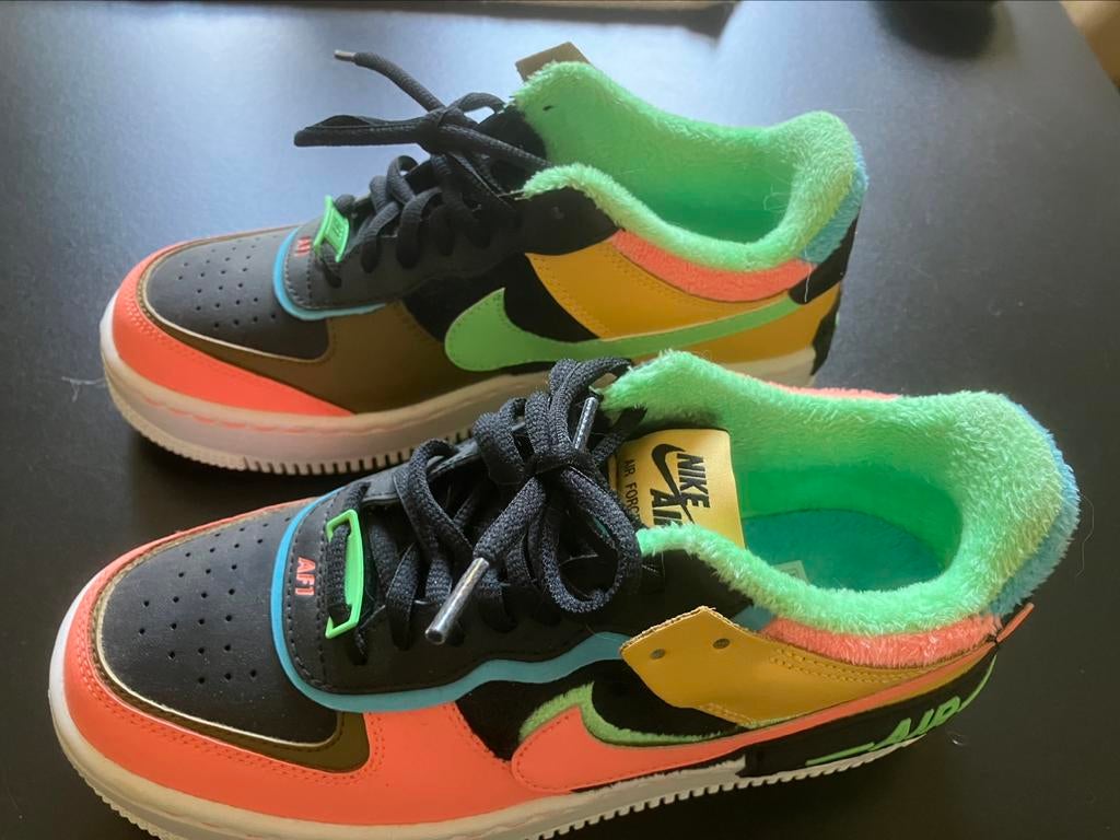 Nike woman Air force 1 shadow solar flare atomic pink sz 38, Ophalen of Verzenden, Zo goed als nieuw, Nike