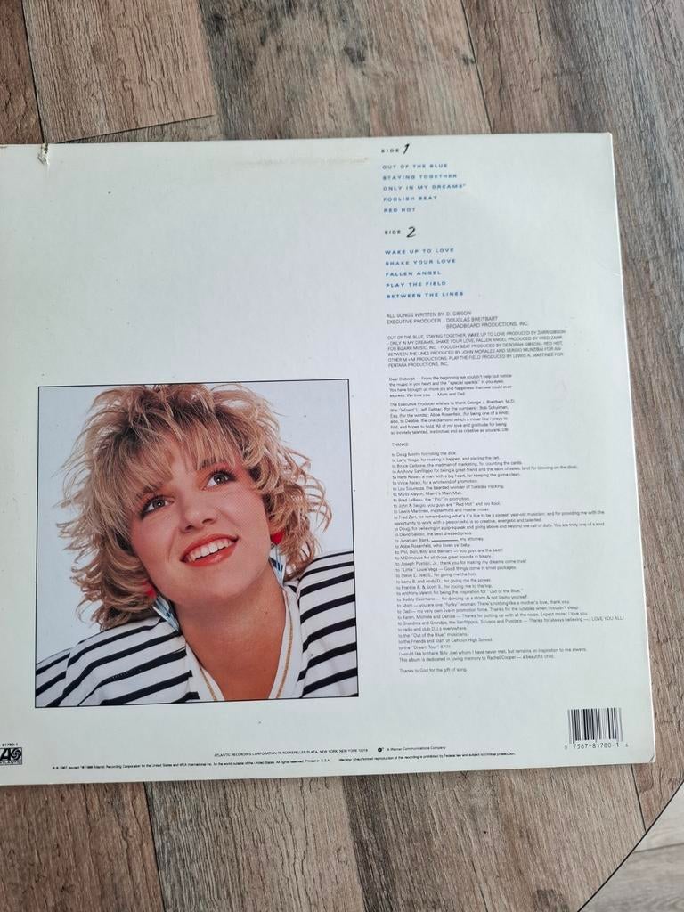 Debbie Gibson : out of the blue, Verzenden