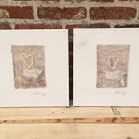 2 unieke schilderijtjes - ORIGINEEL, Antiek en Kunst, Ophalen of Verzenden