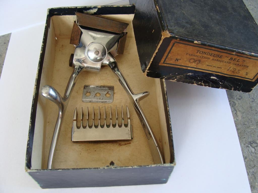 Tondeuse à cheveux, marque Bel, année +-1950, vintage, Enlèvement ou Envoi, Comme neuf