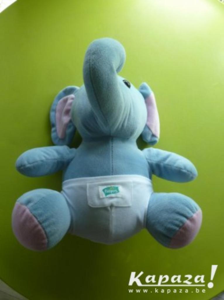 Pluche olifant pamper taart, Ophalen of Verzenden, Zo goed als nieuw, Olifant