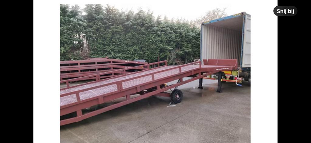 Oprijramp container camions verrijdbaar uit stock leverbaar, Ophalen of Verzenden