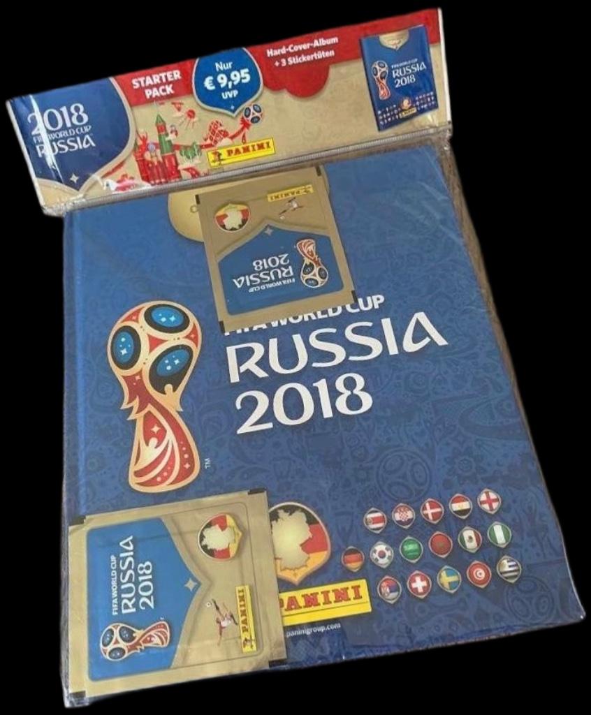 Panini Rusland Russia 2018 Hardcover Leeg Album Starterpack, Verzamelen, Verzenden, Nieuw